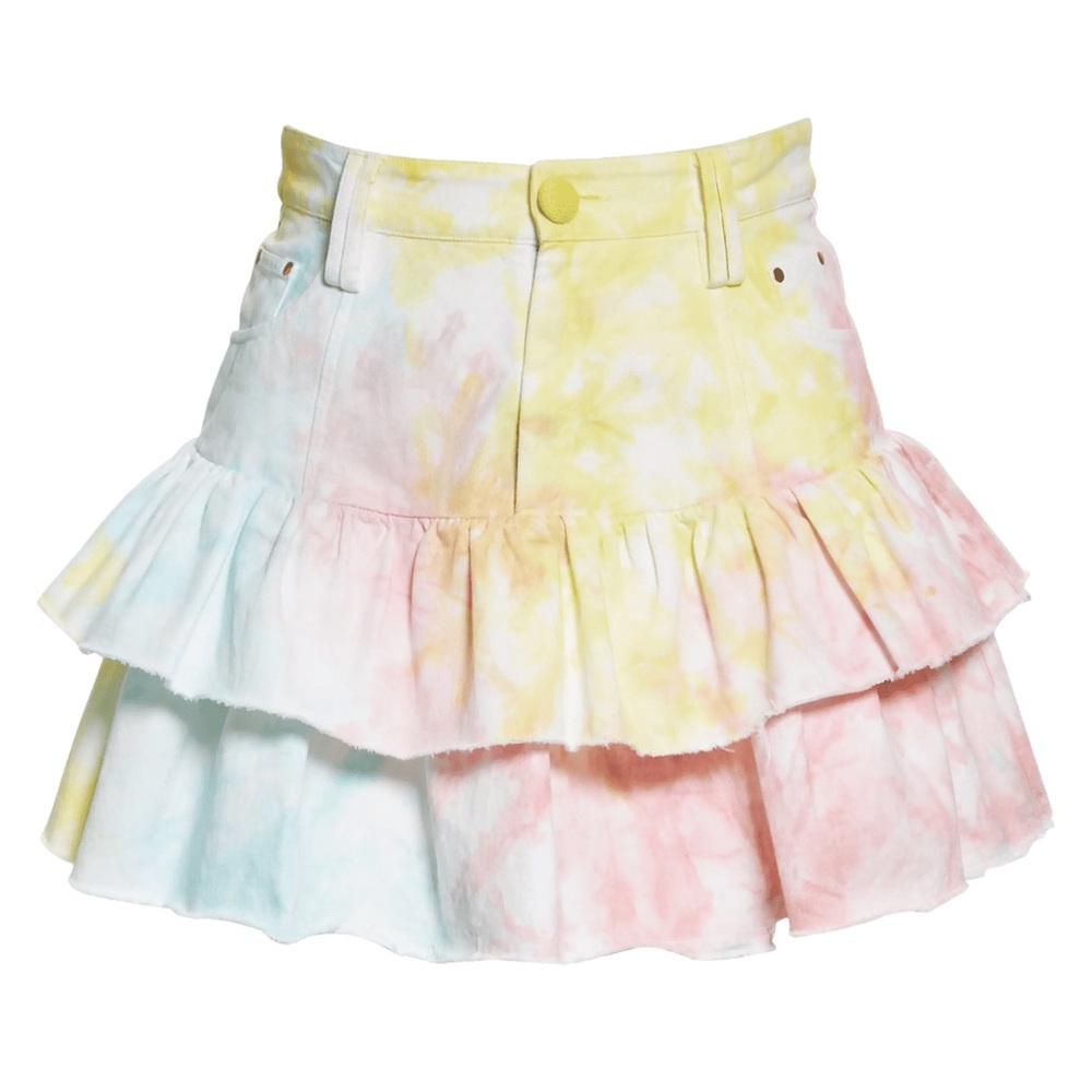loveshackfancy landen rainbow skirt
